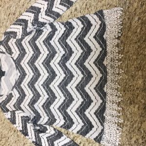 Chevron print sweater